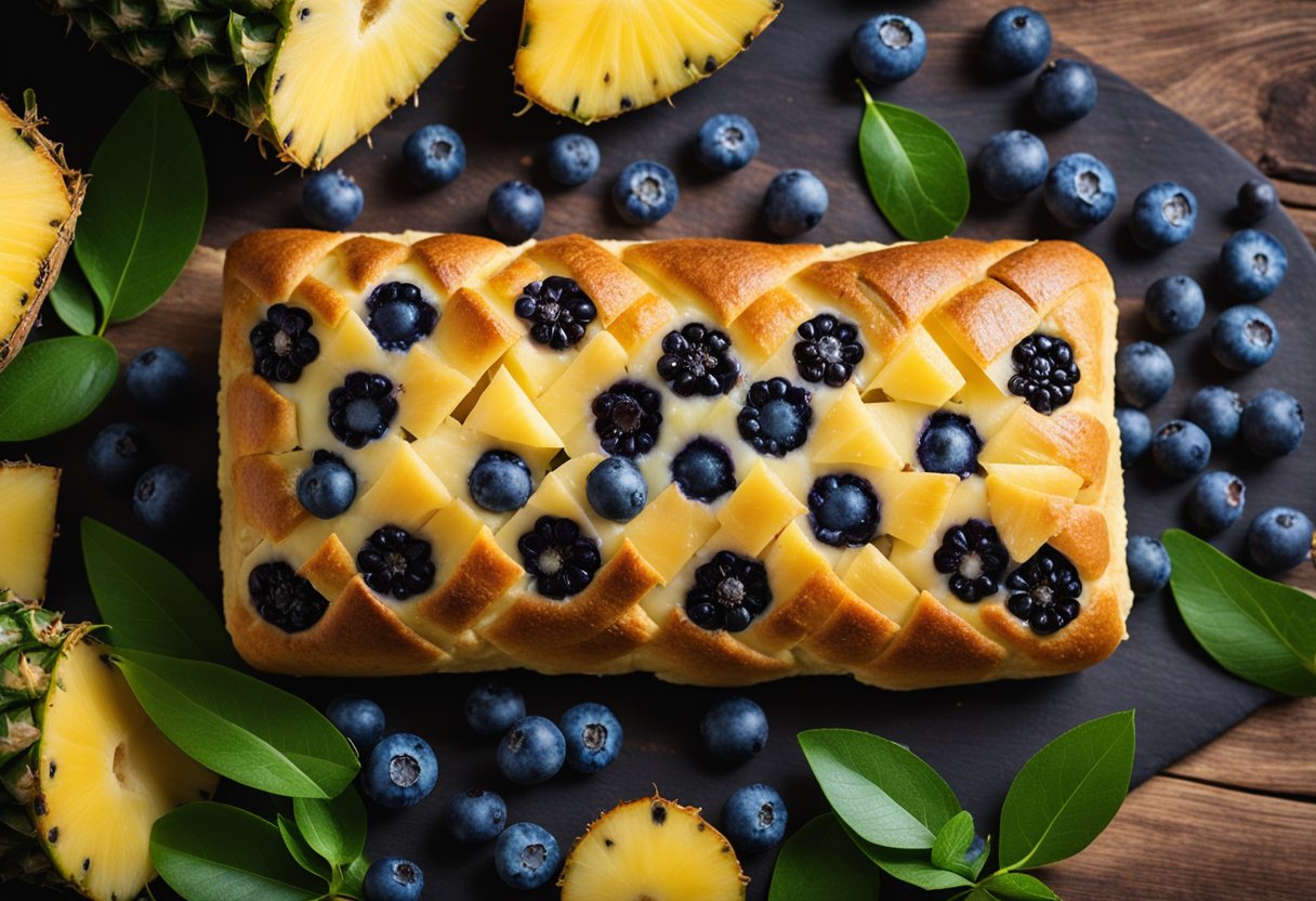 Blueberry Pineapple Bread