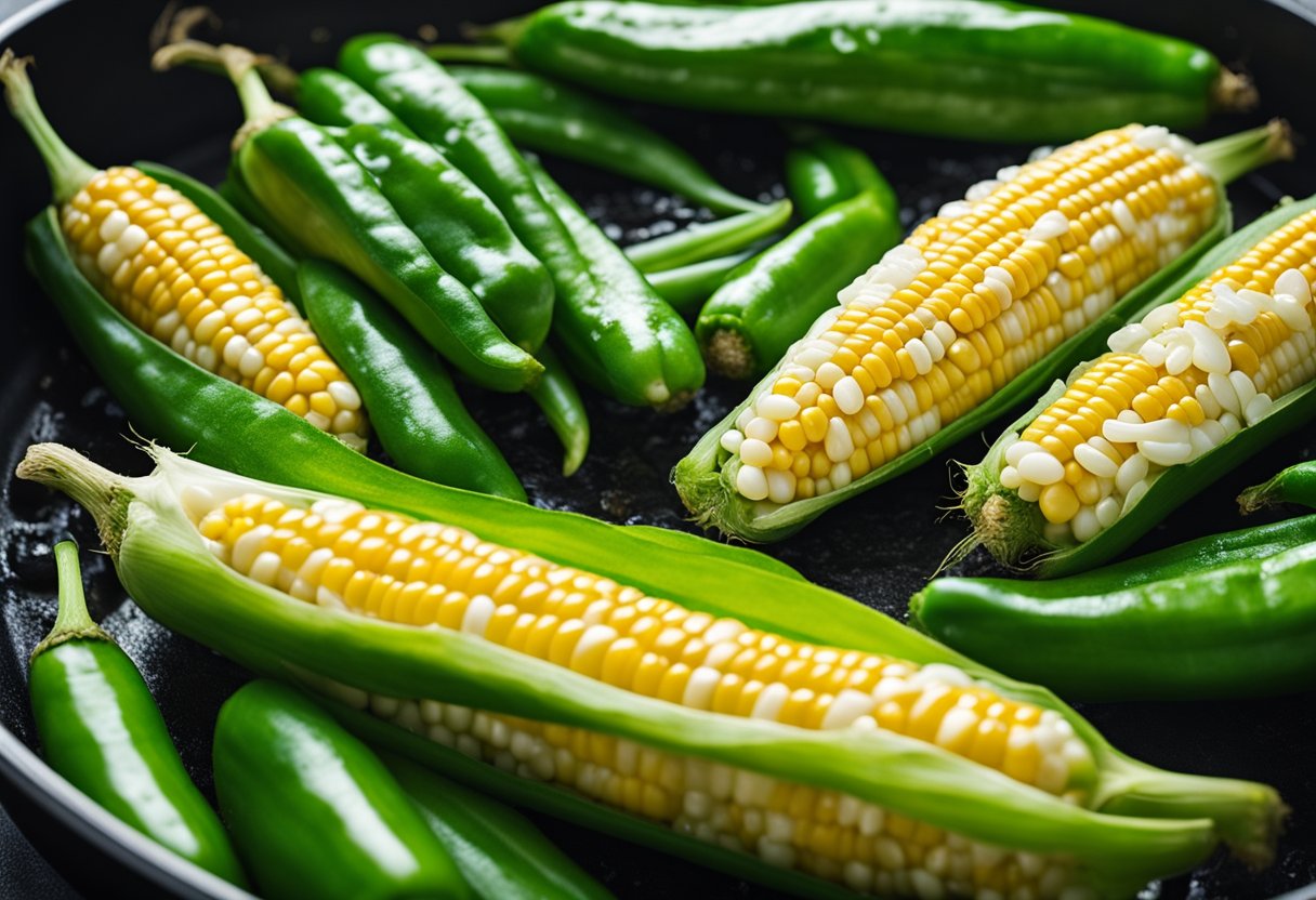 Sauteed Fresh Corn with Green Pepper