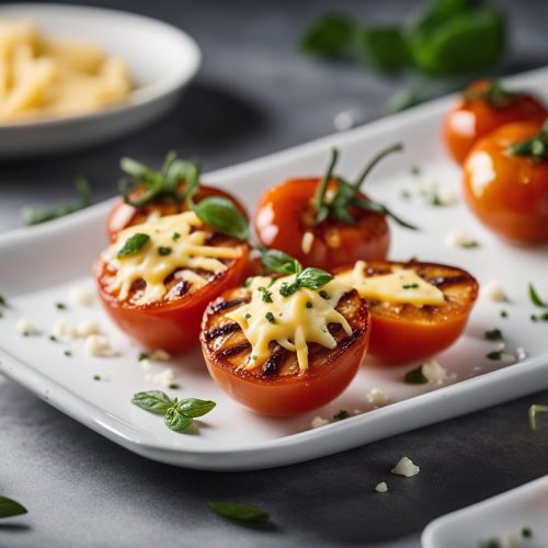Grilled Tomatoes with Zesty Italian and Cheese