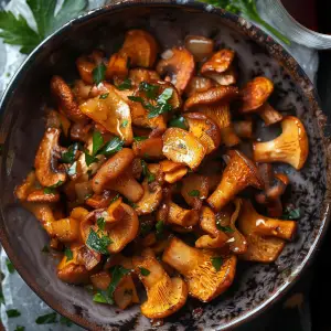 Sautéed Dry Chanterelles Recipe